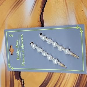 3 inch large and small pearl lined bobbie pins